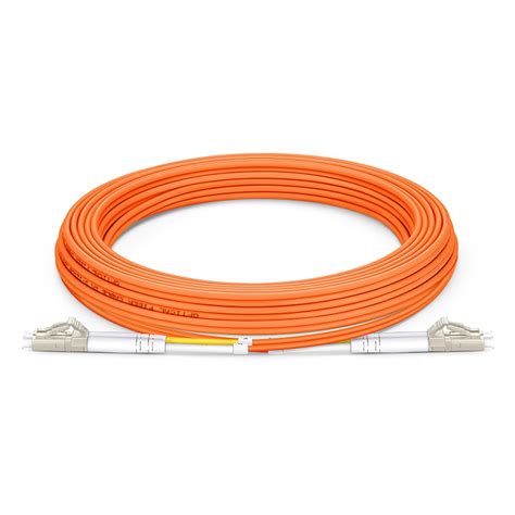 15m 49ft LC UPC To LC UPC Duplex 3 0mm PVC OFNR OM2 Multimode Fiber