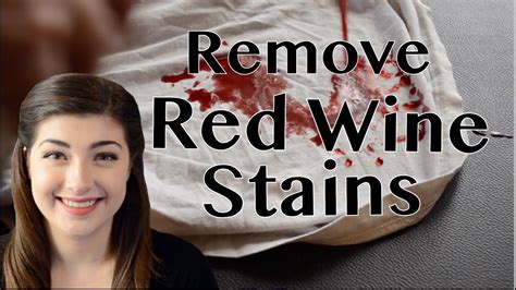 How To Remove Red Wine From White Clothing YouTube