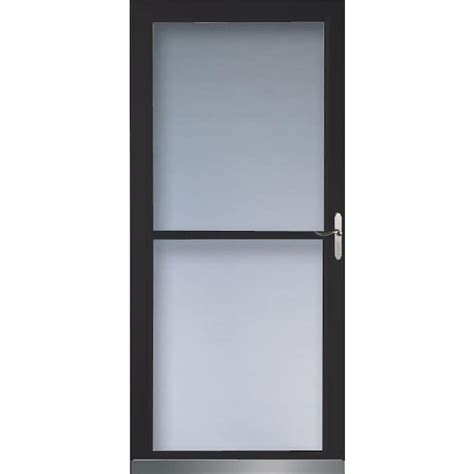 LARSON 32-in W Black Retractable Screen Storm Door in the Storm Doors department at Lowes.com