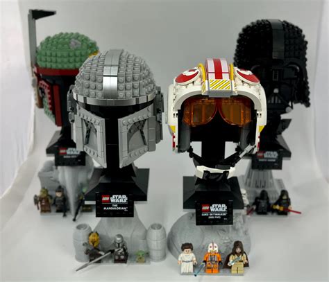 Lego Star Wars Helmet Display Stands by DVA Maker Studios | Printables ...