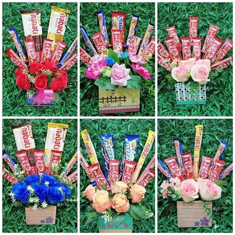 Cara Buat Bouquet Coklat Dalam Bakul Cara Membuat Jambangan Coklat