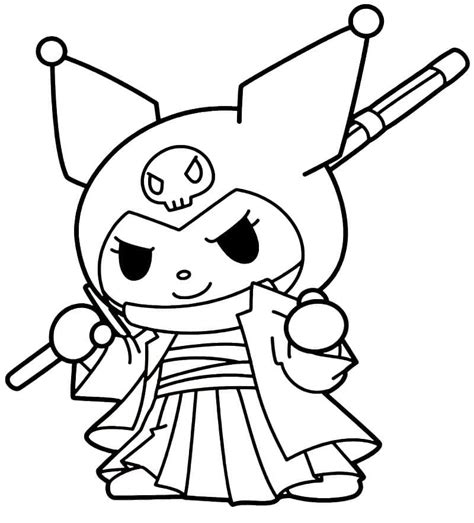 Dibujos De Kuromi Para Niños Para Colorear Para Colorear Pintar E