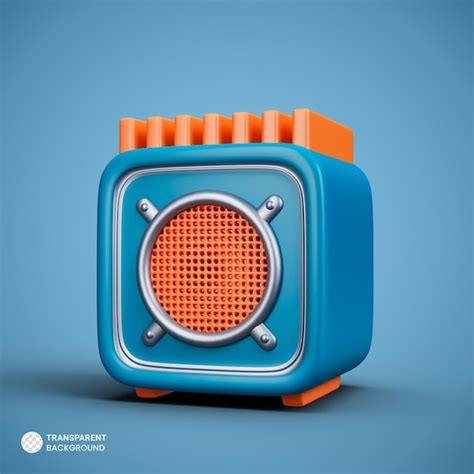 Изолированная иконка мегафона 3d визуализация иллюстрации | Бесплатно ...