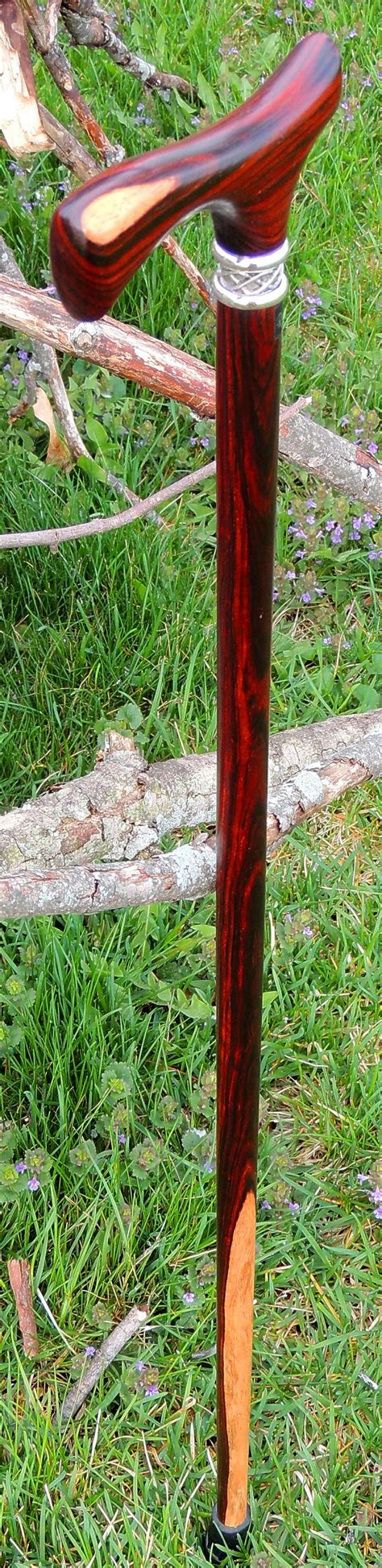 Cocobolo Fritz Wooden Walking Stick