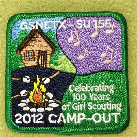 Girl Scouts Northeast Texas Su 155 100th Anniversary Patch Celebrating