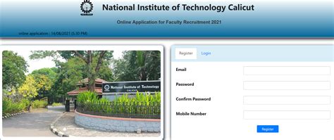 NIT Calicut Recruitment 2021 Apply Online Faculty Vacancies