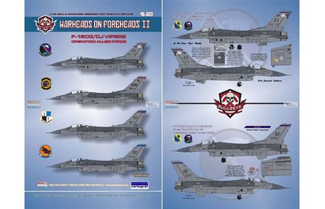 Decals Warheads On Foreheads Ii F Aeroscale