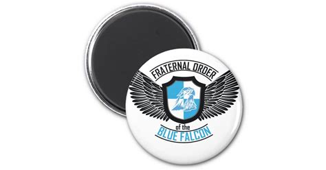 Fraternal Order Of The Blue Falcon Blue Falcon Magnet Zazzle