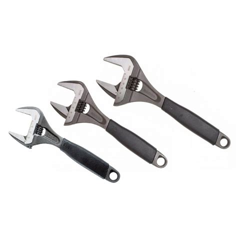 Bahco 9031 9033 9035 3 Piece Extra Wide Opening Ergo Adjustable Wrench