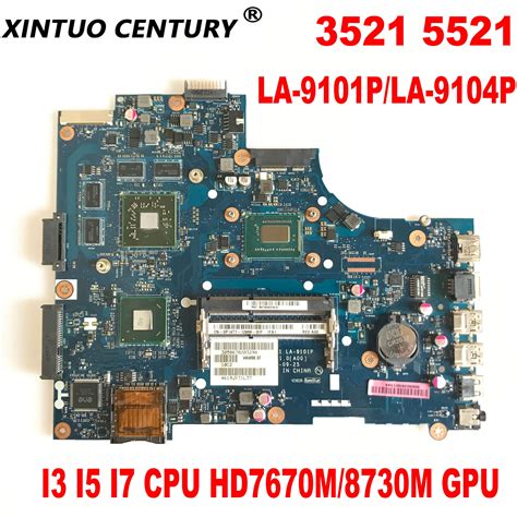 VAW01 LA 9101P LA 9104P Motherboard For Dell 3521 5521 Laptop