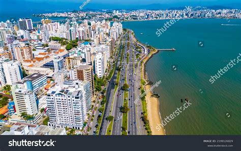 Florianopolis Capital Santa Catarina Brazil Sunset Images Stock