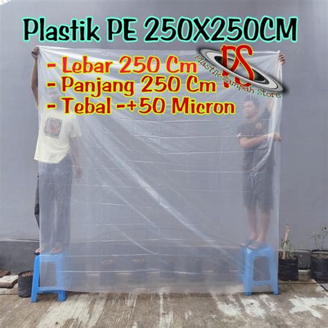 Jual Plastik Pe Bening X Cm Plastik Pe X Cm Plastik