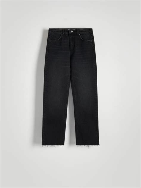 High waist straight jeans Color black - RESERVED - 4236T-99J