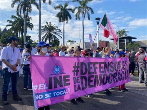 Elinenosetoca Marchan En Culiac N Contra Reforma Electoral Luz Noticias