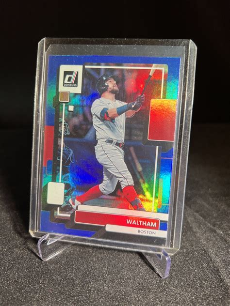 Donruss Baseball Kyle Schwarber Waltham Nickname Blue Holo