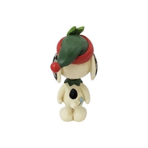 Peanuts Snoopy Elf Mini Statue By Jim Shore