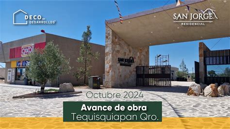 Residencial San Jorge Avance De Obra Octubre 2024 YouTube