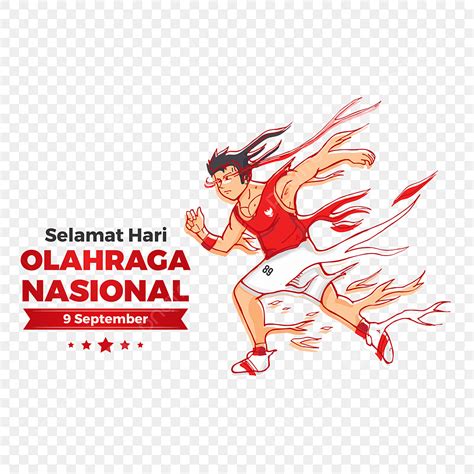 National Sports Day Vector Design Images Indonesian National Sports