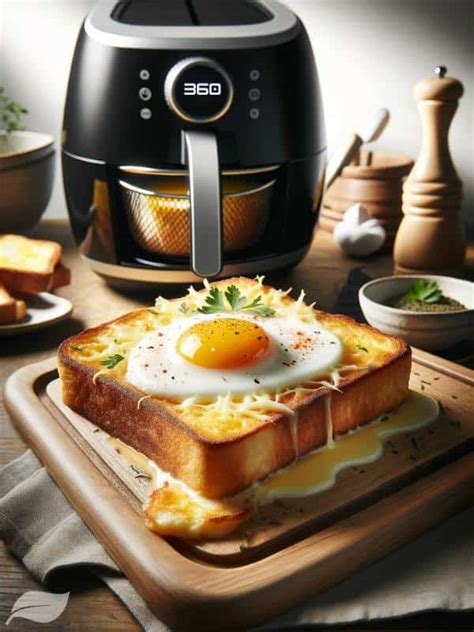 Air Fryer Cheesy Egg Toast Recipe