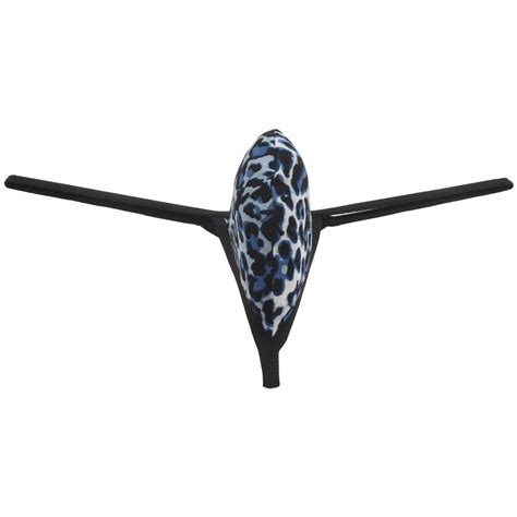 Buy OROCOJUCO Men Leopard G String Thong Underwear Extreme Micro Bikini Border Tanga Online At