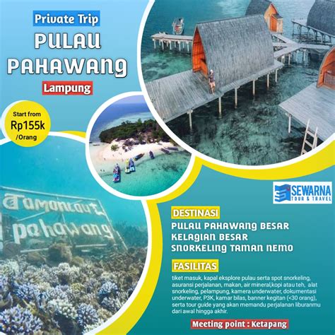 Private Trip Nyaman Ke Pahawang Bareng Sewarna Travel Berita Lampung