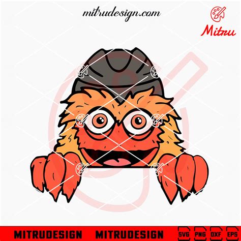 Philadelphia Flyers Gritty SVG, Philly Hockey Mascot SVG, PNG, DXF, EPS ...