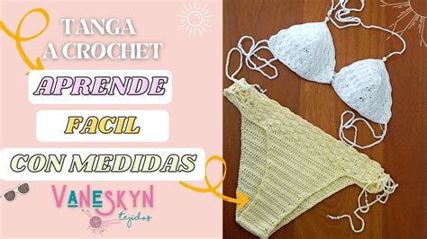 Como Hacer Tanga O Bikini A Crochet Con Tabla De Medidas Aprende Paso A