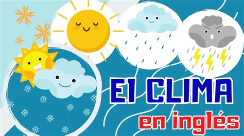 El clima en ingles para niños Cómo Decir El Clima En Inglés English