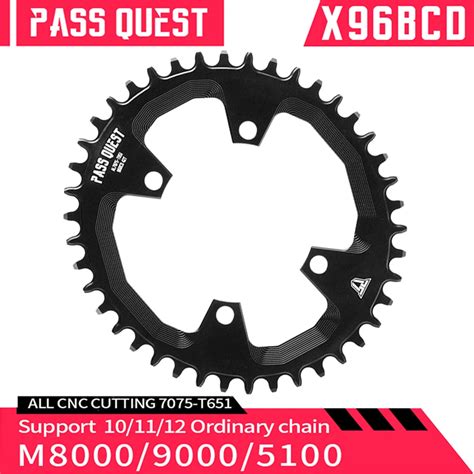 Pass Quest Bcd Oval Disc Bicycle Chainring Narrow Wide Chain Wheel