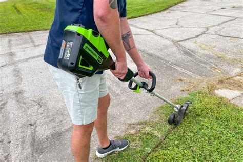 Greenworks V Battery Powered Edger Review Ptr