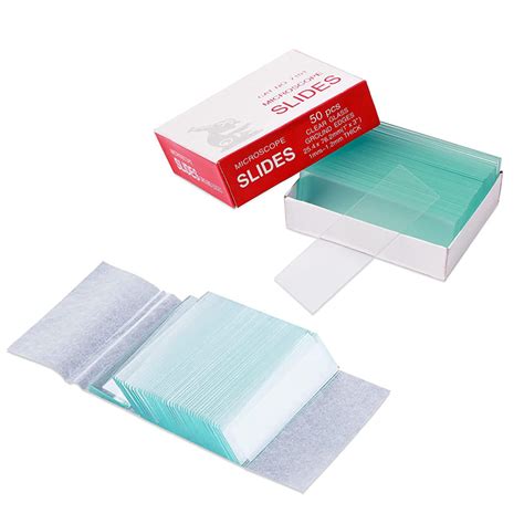 Laboratory Polished Edges Frosted Prepared Microscope Glass Slide