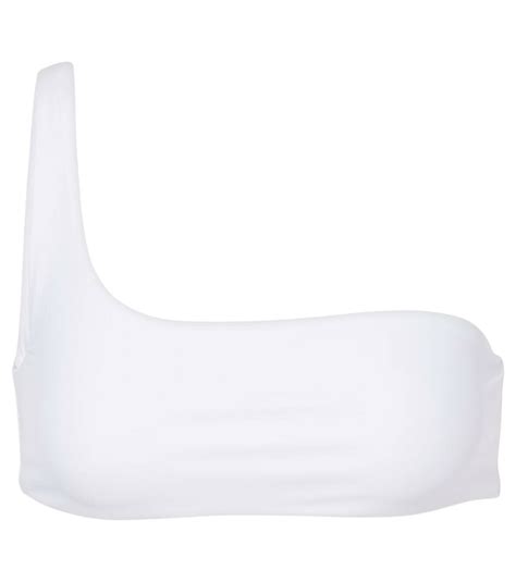 Jade Swim Eliza One Shoulder Bikini Top Jade Swim