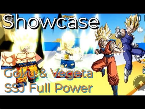 6 Star Goku Vegeta SSJ Full Power Showcase All Star Tower