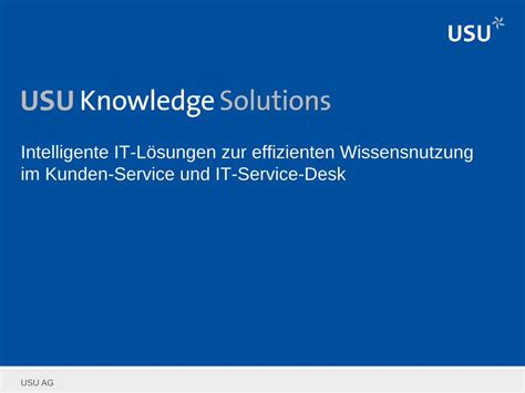 PDF Intelligente IT Lösungen zur effizienten Wissensnutzung im Kunden