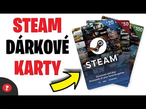 Jak Pou T D Rkovou Kartu Na Steamu N Vod Steam Gift Card