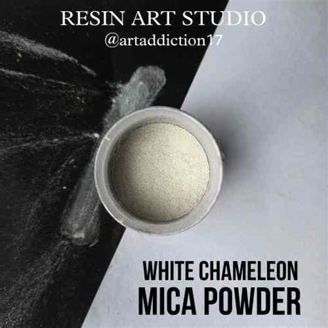 Buy White Chameleon Mica Powder For Epoxy Resin Resin Art Studio