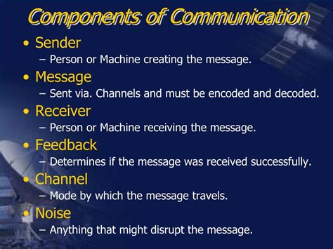 Components Of Communication System