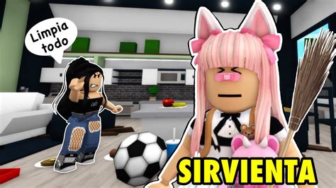 Siendo Sirvienta En Brookhaven Roblox YouTube