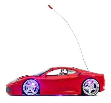 Ferrari Carro Carrinho Controle Remoto Leds Rodas Farol Neon MercadoLivre