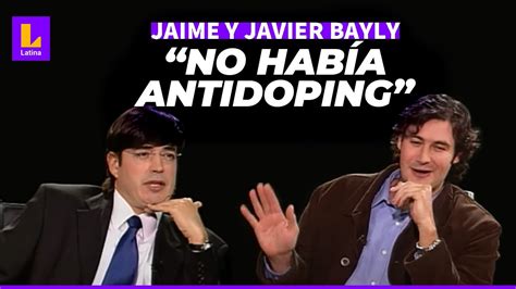 JAIME BAYLY recuerda partidos de fútbol con SU HERMANO Estabas