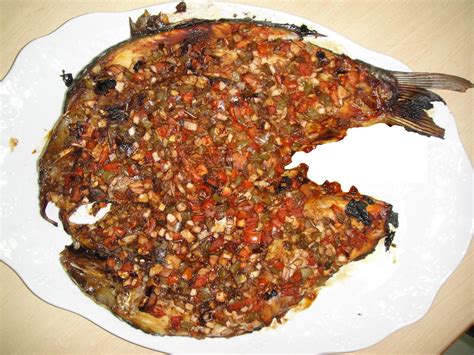 Maryam S Culinary Wonders 180 Iraqi Whole Fish In Pomegranate Molasses