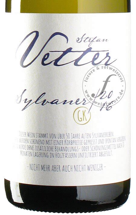 Sylvaner Gk Weingut Stefan Vetter Franken Weinfurore