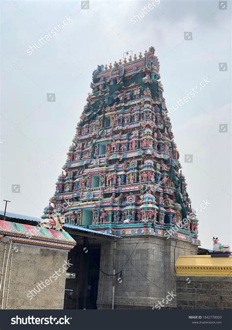 Tower Ancient Historical Hindu Temple Thirumullaivoyal Stock Photo ...