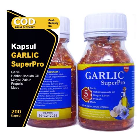 Kapsul Minyak Bawang Putih Garlic Oil Kapsul Lazada Indonesia