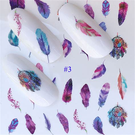 91designs Flowers Butterfly Water Decals Nail Art Transfer Slider