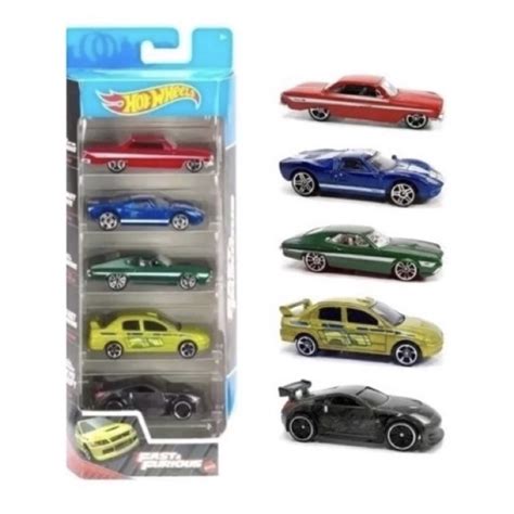 Hot Wheels Velozes E Furiosos Five Pack Fast Furious Shopee Brasil
