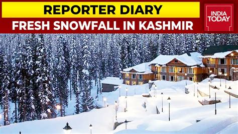 Kashmir S Gulmarg Gurez Witness Fresh Snowfall Reporter Diary YouTube