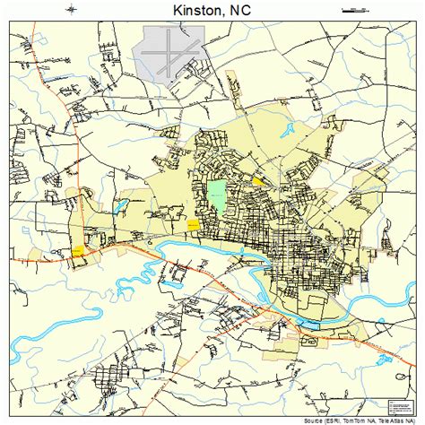 Kinston North Carolina Street Map 3735920