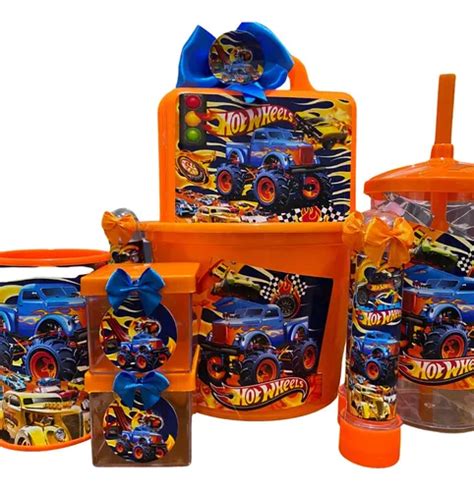 Lembrancinha Hot Wheels Kit Itens Festa Parcelamento Sem Juros