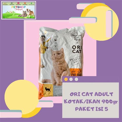 Jual Makanan Kucing Paket Oricat Paket Isi Ori Cat Cat Food Setara